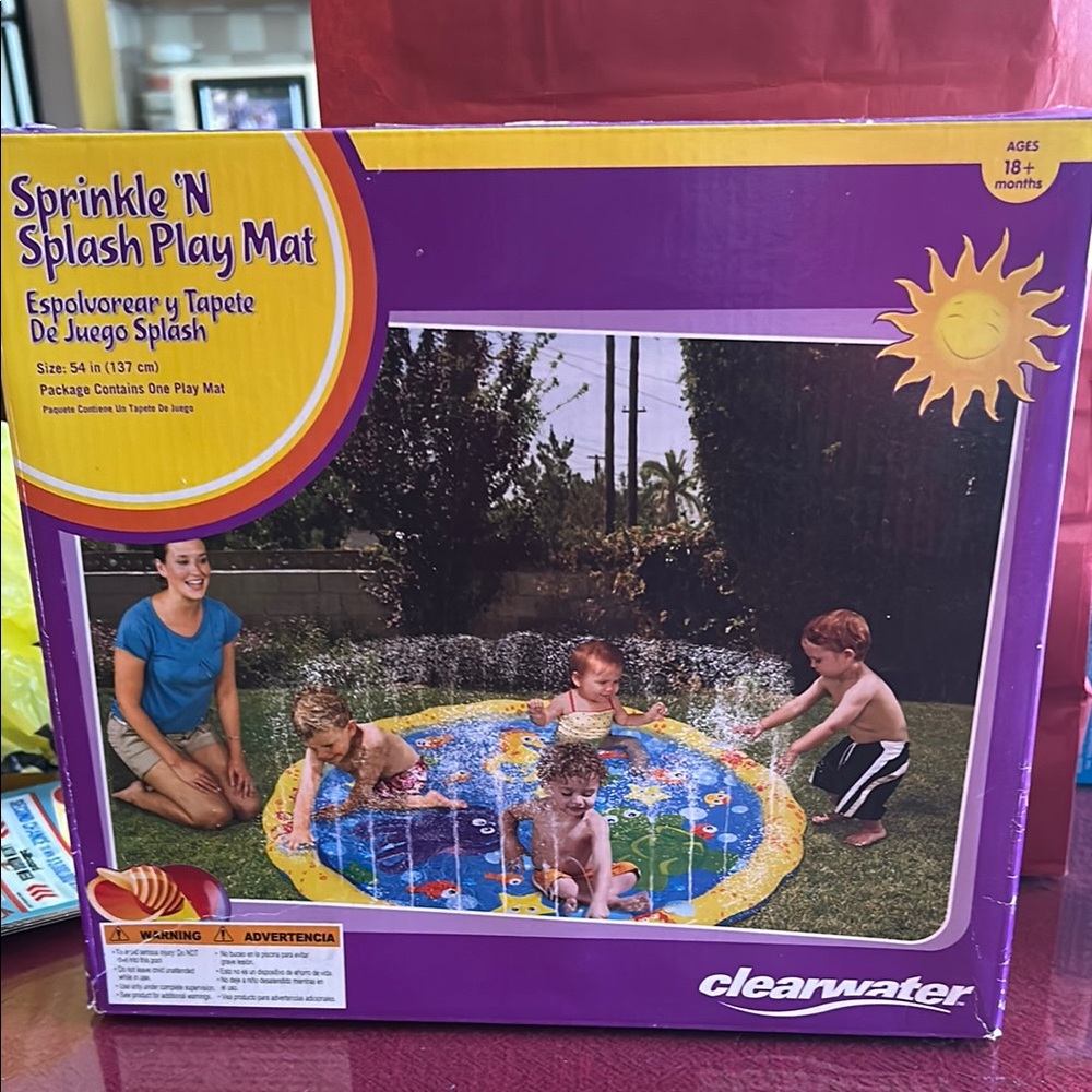 Blue and Yellow Learning Splash Pad